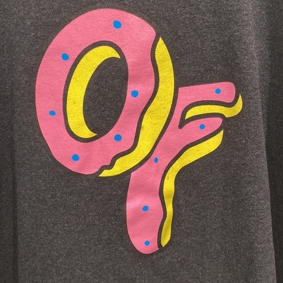 Odd Future Men's Pullover Sweat Shirt Size Medium Grey Cotton Blend - Picture 3 of 12